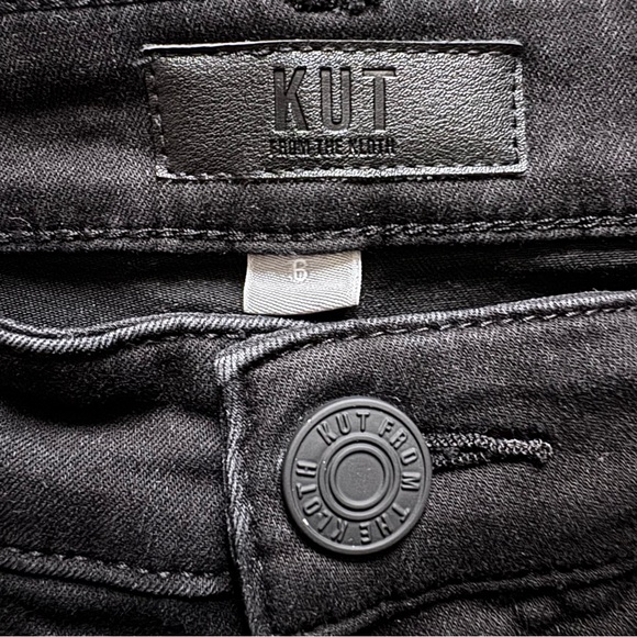 Kut from the Kloth Rachael Fab Ab Mom Jeans Black High Rise - Picture 9 of 10